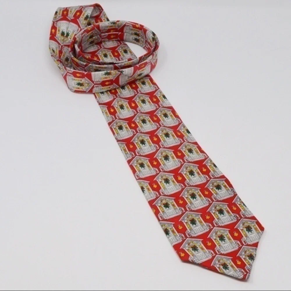 Vintage Silk Christmas Holiday Tie‎